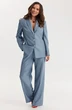 Костюм брючный 2659 сине-голубой Магия Моды фото 3