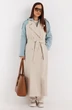 Тренч 2689 беж + шалфей Магия Моды фото 3