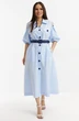 Платье 2710 голубой Магия Моды фото 3