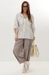 Костюм брючный 2716 серый Магия Моды фото 3