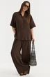 Костюм брючный 2718 шоколад Магия Моды фото 4
