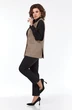 Костюм брючный 1255 черный Milora