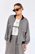 Костюм с юбкой 1384 серый Milora фото 4