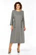 Платье 1399 серый Milora
