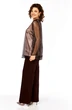 Костюм брючный 1407 шоколад Milora фото 3