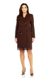 Платье 1413 шоколад Milora