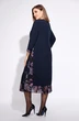 Платье 758 синий + цветы Milora фото 2