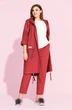 Костюм брючный 868 красный Milora