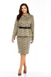 Костюм с юбкой 968-1 бежевый Milora
