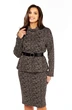 Костюм с юбкой 968-1 коричневый Milora фото 3