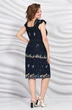 Платье 5093-2 темно-синий Mira Fashion