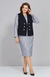 Костюм с платьем 5328 Mira Fashion