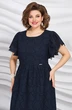 Платье 5402-2 темно-синий Mira Fashion