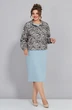 Костюм с платьем 5461-2 Mira Fashion
