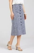 Юбка 1301 синяя графика Mirolia фото 3