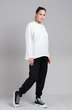 Спортивный костюм 1193 кремовый + черный Mirolia