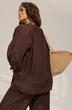 Костюм брючный 1098 шоколад MisLana