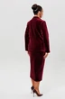 Костюм с юбкой 1165-1 бордо MisLana фото 2