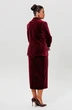 Костюм с юбкой + манжеты 1165-1м бордо MisLana фото 2