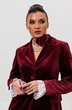 Костюм с юбкой + манжеты 1165-1м бордо MisLana фото 3