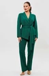 Костюм брючный 1269 зеленый MisLana