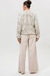 Костюм брючный 1279к серебро + беж MisLana фото 2