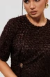 Блузка 1280 шоколад MisLana фото 5