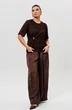 Костюм брючный 1280к шоколад MisLana