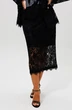 Костюм с юбкой 1284 черный MisLana фото 5