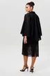 Костюм с юбкой 1286 черный MisLana фото 2