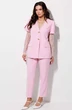 Костюм брючный 1298 розовый MisLana