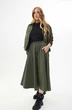 Костюм с юбкой 268 хаки MisLana