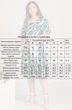 Платье 761 зеленый с белыми кругами MisLana