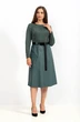 Платье 812 зеленый MisLana