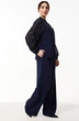 Костюм брючный 935-3 синий MisLana
