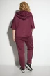 Спортивный костюм 1225 винный Michel Chic