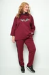 Спортивный костюм 1227 бордовый Michel Chic