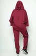 Спортивный костюм 1227 бордовый Michel Chic