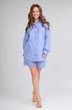 Костюм с шортами 1332 голубой Michel Chic