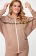 Спортивный костюм 1356 бежевый Michel Chic