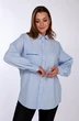 Блузка 769 голубой Michel Chic