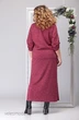 Костюм с юбкой 1195 винный Michel Chic