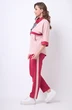 Костюм брючный 1282 розовый Michel Chic