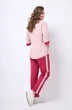 Костюм брючный 1282 розовый Michel Chic