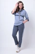 Спортивный костюм 1282 синий Michel Chic