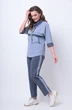 Спортивный костюм 1282 синий Michel Chic