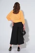 Костюм брючный 1294 черный + оранжевый Michel Chic