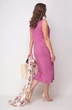 Костюм с платьем 1307 белый + розовый Michel Chic