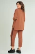 Костюм брючный 1329 рыжий Michel Chic