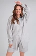 Костюм с шортами 1332 серый Michel Chic
